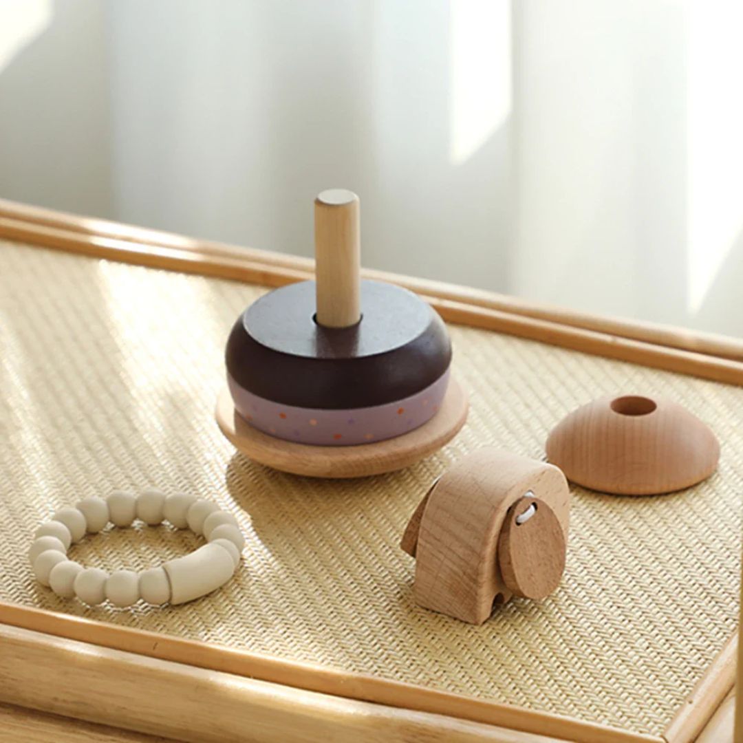 Box Giochi Montessori 0 - 12 Mesi Torre - Auterre