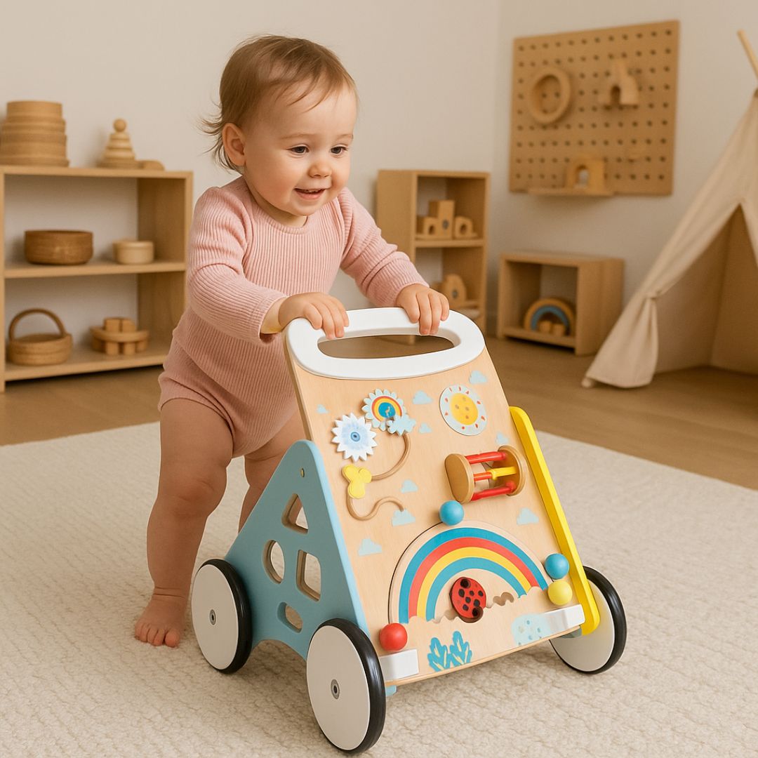 Carrello Primi Passi Arcobaleno - Auterre