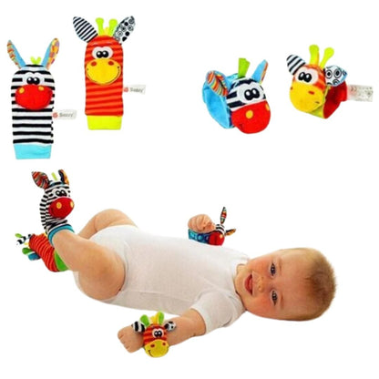 Set Sonagli Neonato Calzini e Bracciali da Polso Cute - Auterre