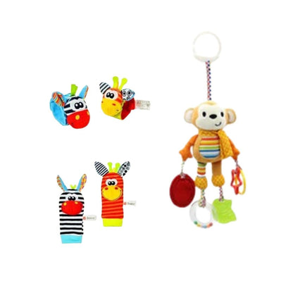 Set Sonagli Neonato Calzini e Bracciali da Polso Cute - Auterre